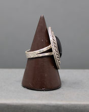 Load image into Gallery viewer, Oval Wrapped Onyx Ring size 8.25
