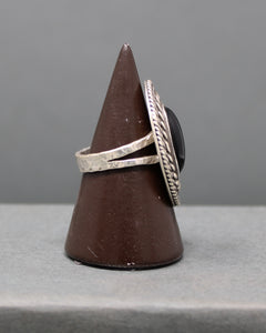 Oval Wrapped Onyx Ring size 8.25