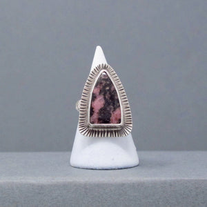 Rhodonite Ring - Size 8