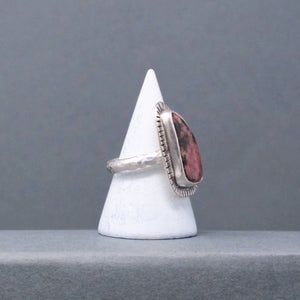 Rhodonite Ring - Size 9.75