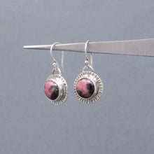 Load image into Gallery viewer, Rhodonite Earrings