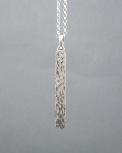 Hammered Post Necklace