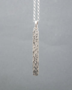 Hammered Post Necklace