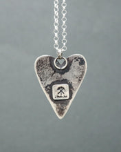 Load image into Gallery viewer, Rose Quartz Heart Necklace