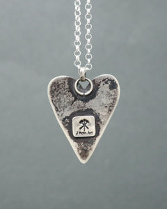 Rose Quartz Heart Necklace