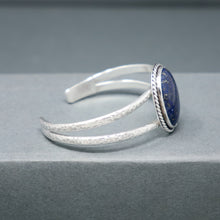 Load image into Gallery viewer, Lapis Lazuli Split Cuff