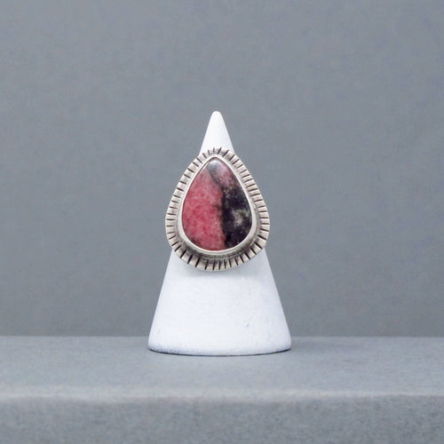 Rhodonite Ring - Size 6.5