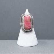 Rhodonite Ring - Size 4.75