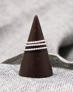 Twisted Dainty Stacking Ring