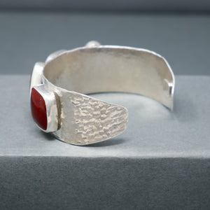 Five Red Jasper Cuff