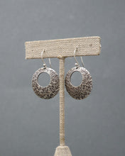 Load image into Gallery viewer, Textured Circle Cutout Earrings