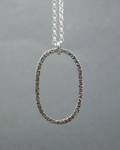 Load image into Gallery viewer, Textured Oval Necklace