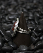 Load image into Gallery viewer, Red Moss Agate Ring size 9.5