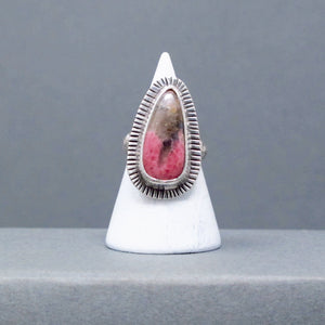 Rhodonite Ring - Size 7