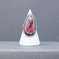 Rhodonite Ring - Size 7