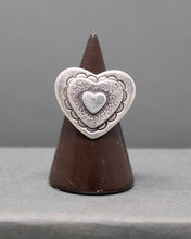 Load image into Gallery viewer, Layered Heart Ring size 7.5