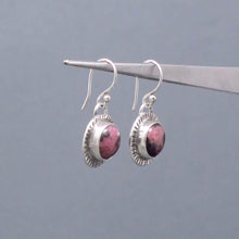 Load image into Gallery viewer, Rhodonite Earrings