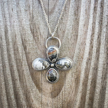 Load image into Gallery viewer, Four Crazy Lace Agate Necklace