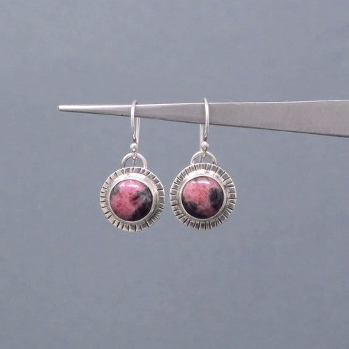 Rhodonite Earrings