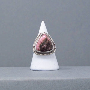 Rhodonite Ring - Size 7.5