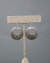 Load image into Gallery viewer, Textured Circle Cutout Earrings
