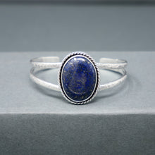 Load image into Gallery viewer, Lapis Lazuli Split Cuff