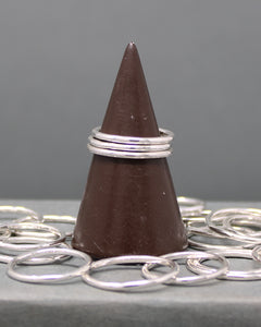 Smooth Dainty Stacking Ring
