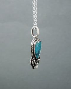 Shattuckite Heart Necklace