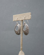 Load image into Gallery viewer, Textured Circle Cutout Earrings