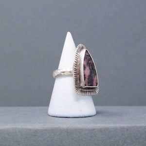 Rhodonite Ring - Size 8