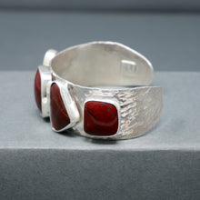 Load image into Gallery viewer, Five Red Jasper Cuff