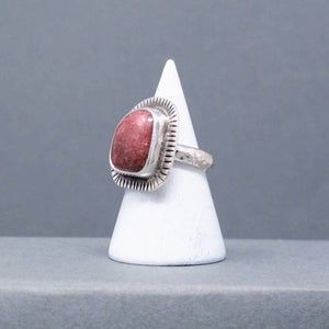 Rhodonite Ring - Size 7