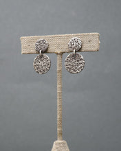 Load image into Gallery viewer, Textured Circles Earrings
