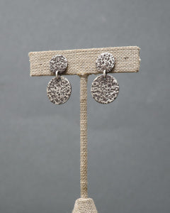 Textured Circles Earrings