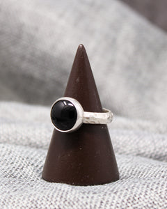 Black Onyx Ring - As Seen In Stranger Things Season 4