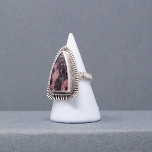 Rhodonite Ring - Size 8