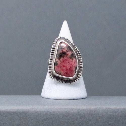 Rhodonite Ring - Size 9.75