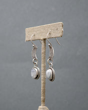 Load image into Gallery viewer, Moonstone Moon Phase Earrings