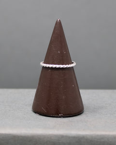 Twisted Dainty Stacking Ring