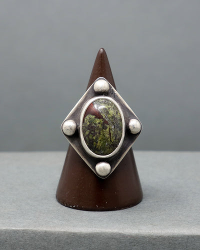 Dragon Blood Jasper Ring size 9.75