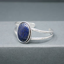 Load image into Gallery viewer, Lapis Lazuli Split Cuff