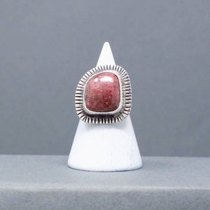 Rhodonite Ring - Size 7