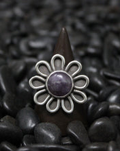 Load image into Gallery viewer, Amethyst Flower Ring size 9