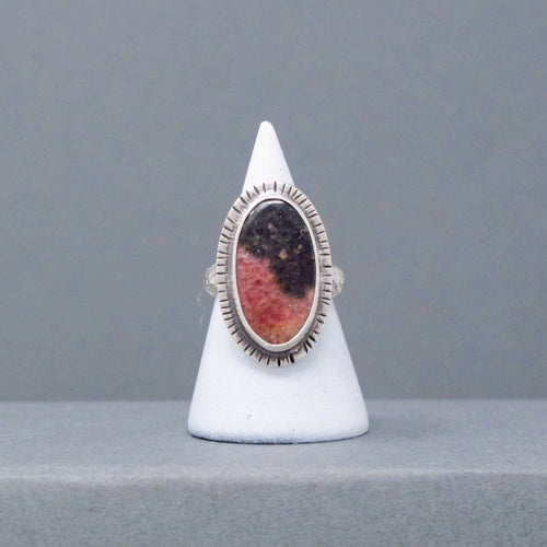 Rhodonite Ring - Size 8.25