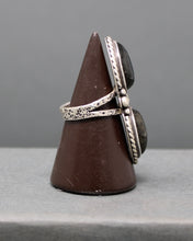 Load image into Gallery viewer, Double Labradorite Ring size 7.25