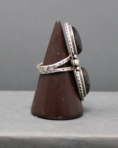 Double Labradorite Ring size 7.25