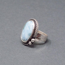 Load image into Gallery viewer, Larimar Ring - Size 8