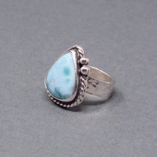 Load image into Gallery viewer, Larimar Ring - Size 7.5