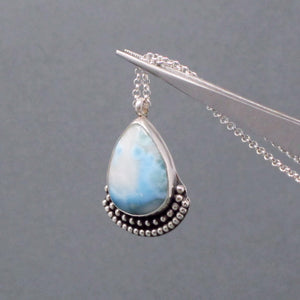 Larimar Necklace 1