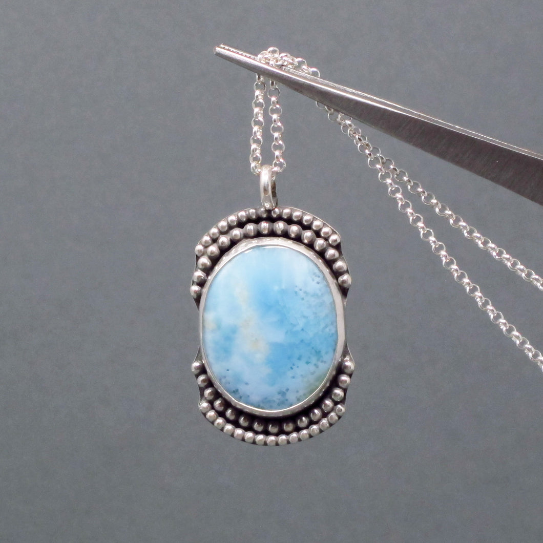 Larimar Necklace 4